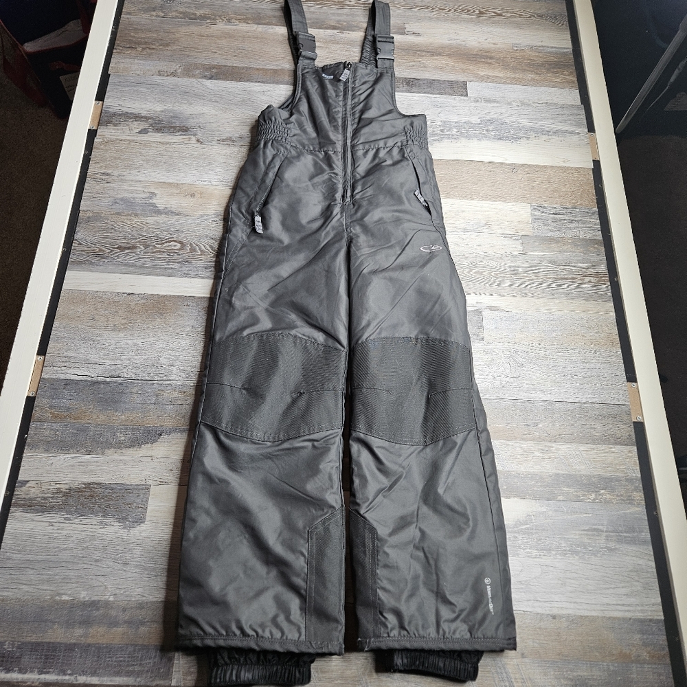 C9 Champion from Target Snow Bib Snowsuit Youth 6-7 Gray Overalls Ski